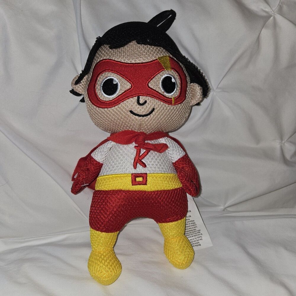 Ryan’s World Super Hero Plush Scrubble Toy Red Titan